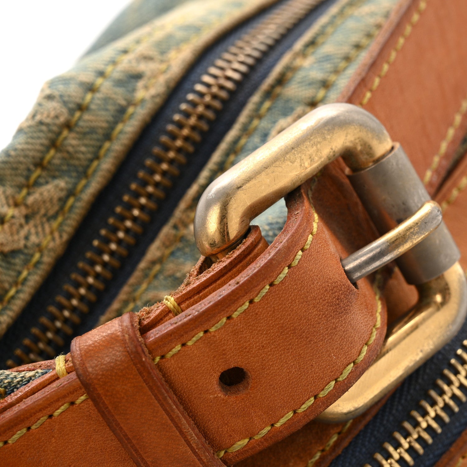 Louis Vuitton Monogram Denim Baggy PM Blue