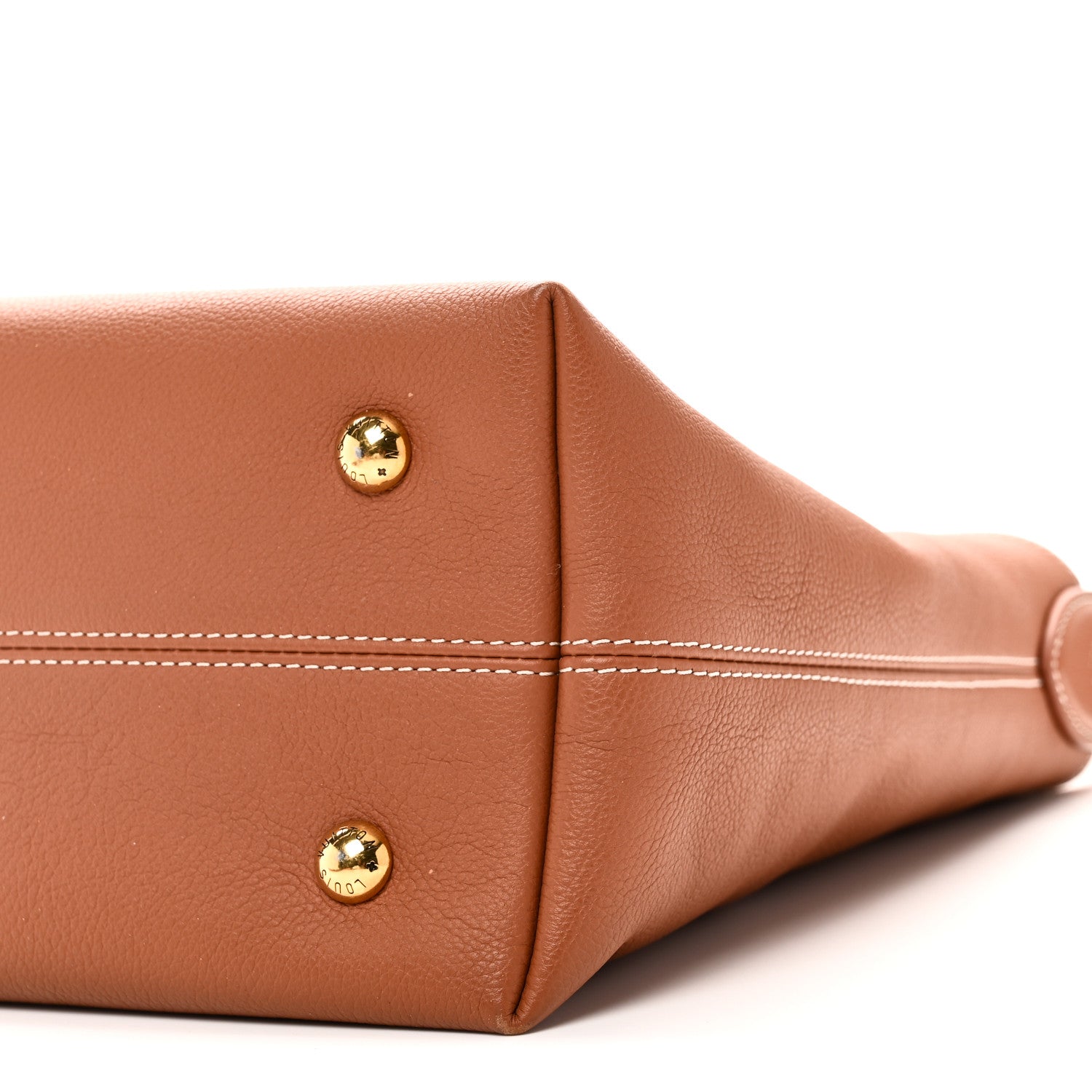 Louis Vuitton Grained Calfskin Low Key Hobo PM Cognac