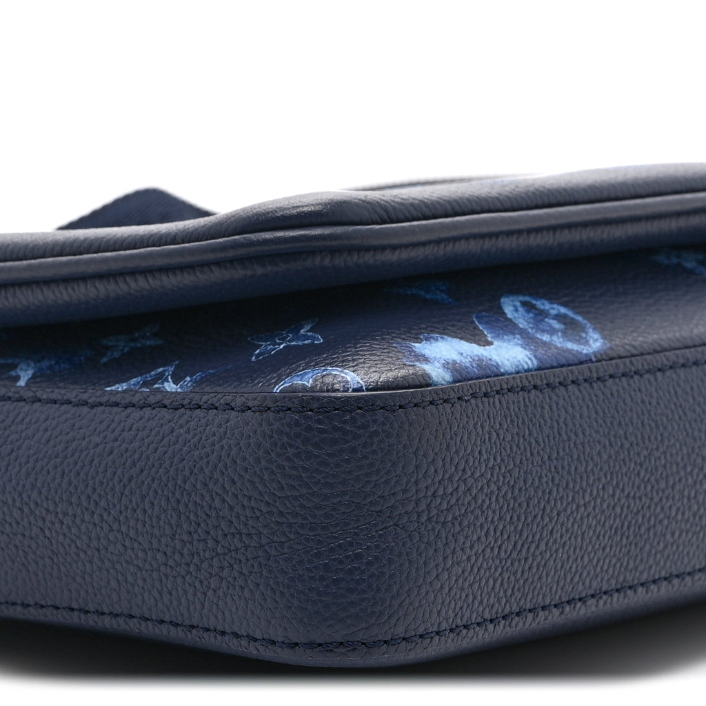 Louis Vuitton Monogram Ink Watercolor Trio Messenger Bag Blue
