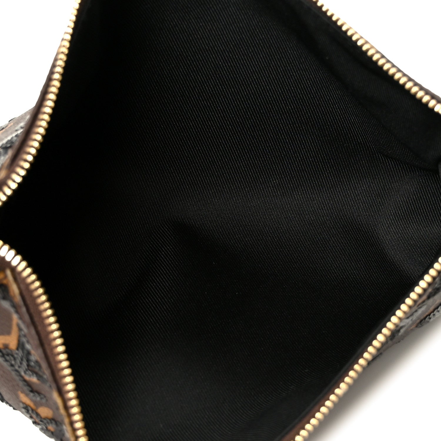 Louis Vuitton Monogram Sequins Pochette Accessories Black