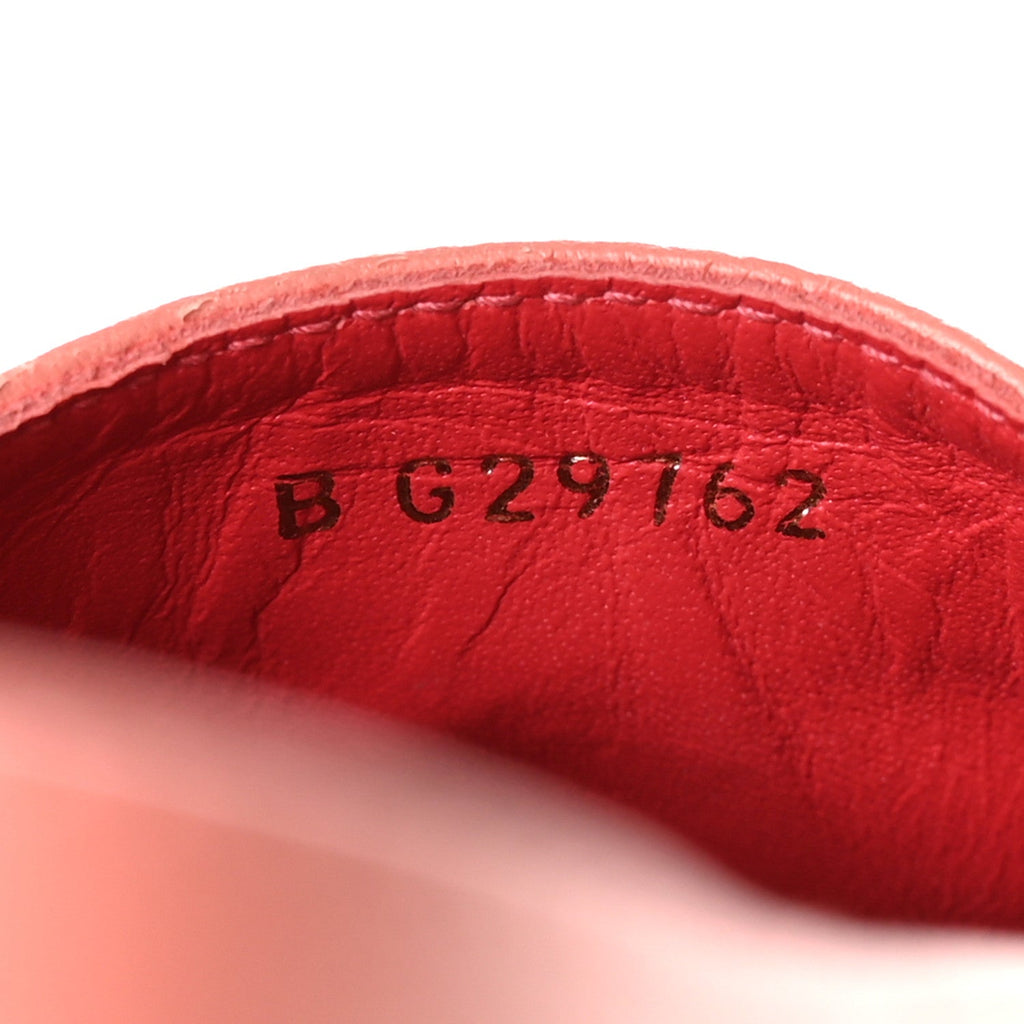 Lambskin CC Espadrilles 38 Pink Red Black