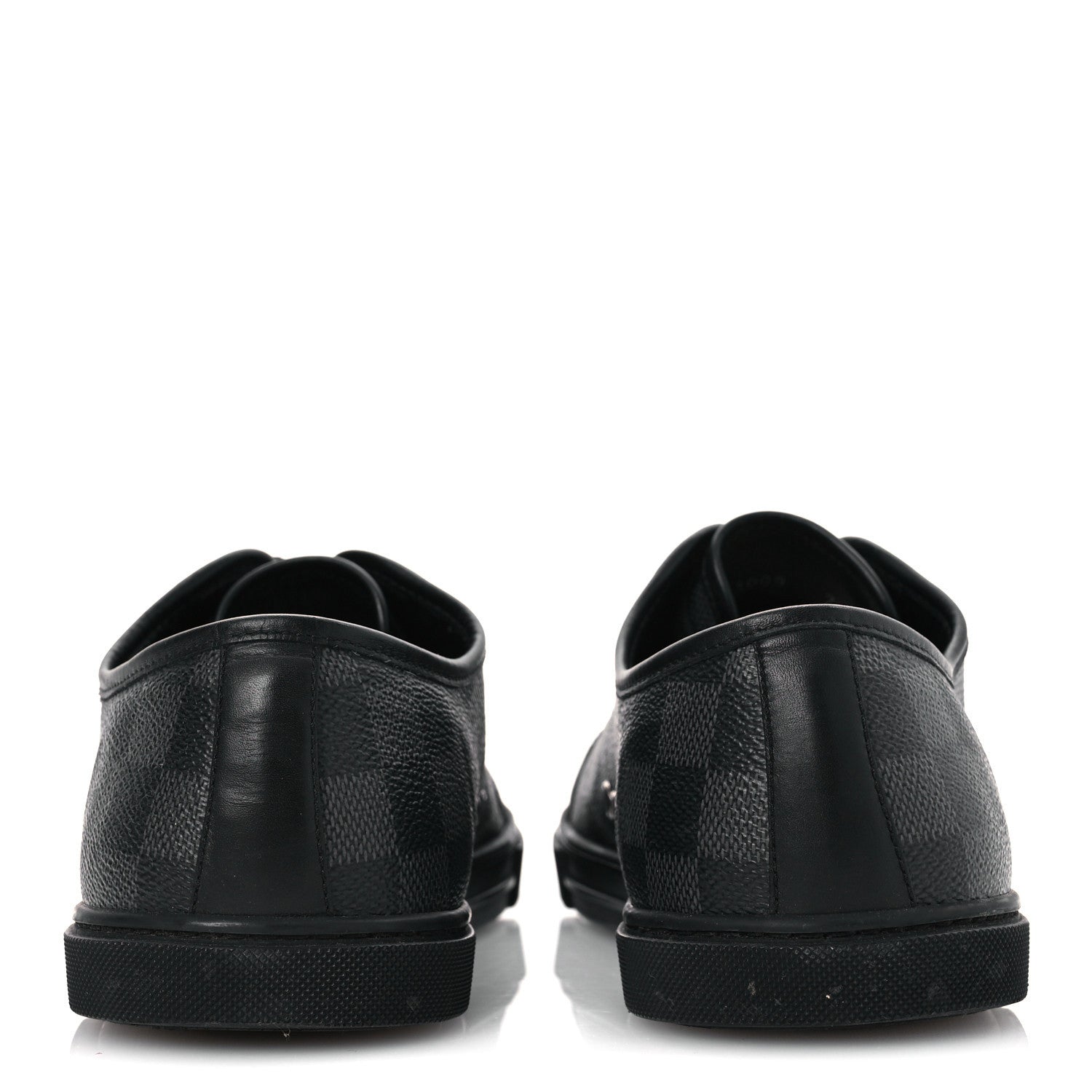 Louis Vuitton Calfskin Damier Graphite Sneakers 7.5