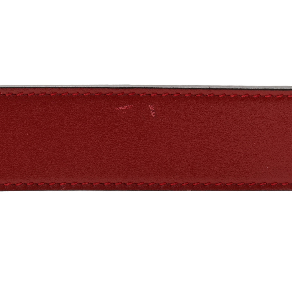 Gucci Plutone Calfskin Double G 30mm Belt 75 30 Red