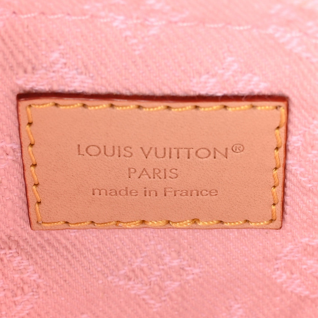 Louis Vuitton Monogram Denim Sunset Washed Pink