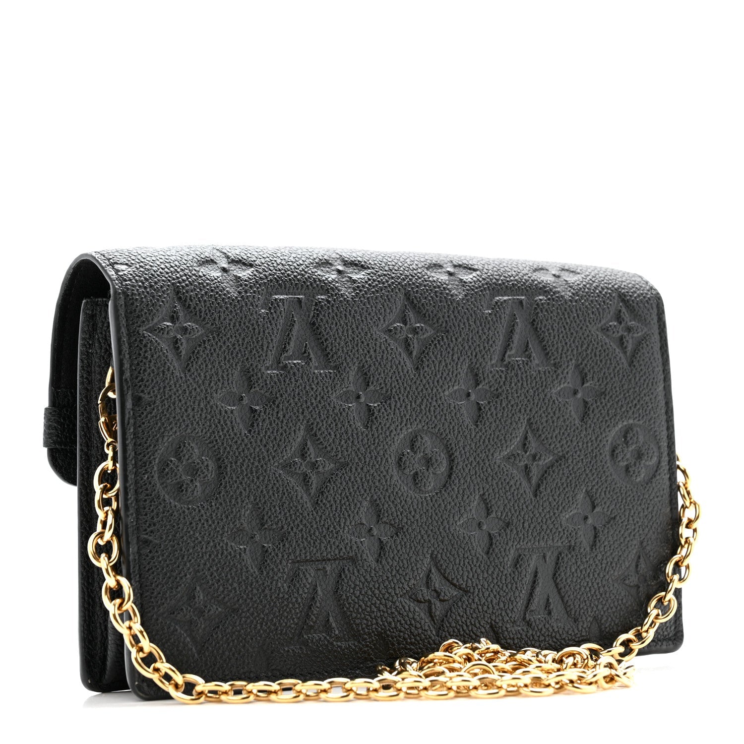 Louis Vuitton Empreinte Vavin Chain Wallet Black