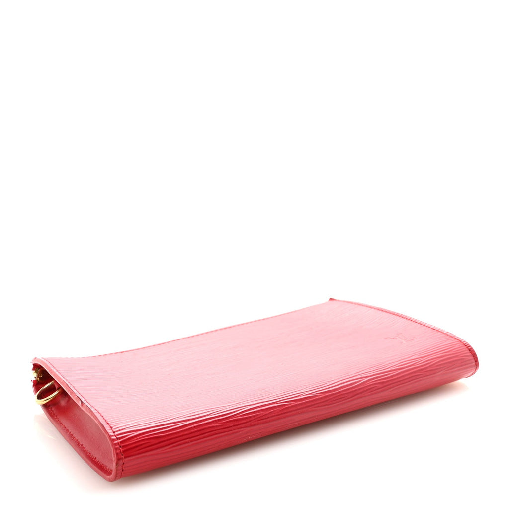 Louis Vuitton Epi Pochette Accessories 21 Castillan Red