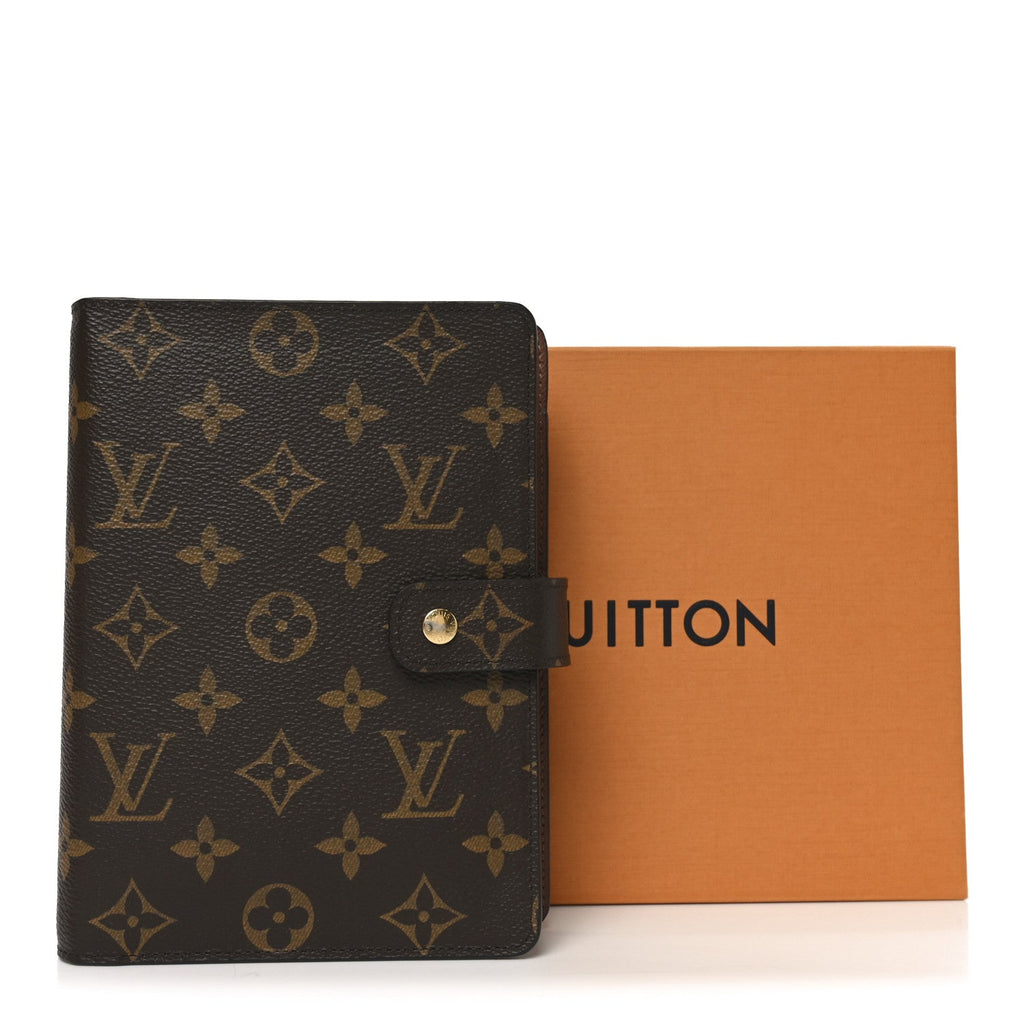 Louis Vuitton Monogram Medium Ring Agenda Cover