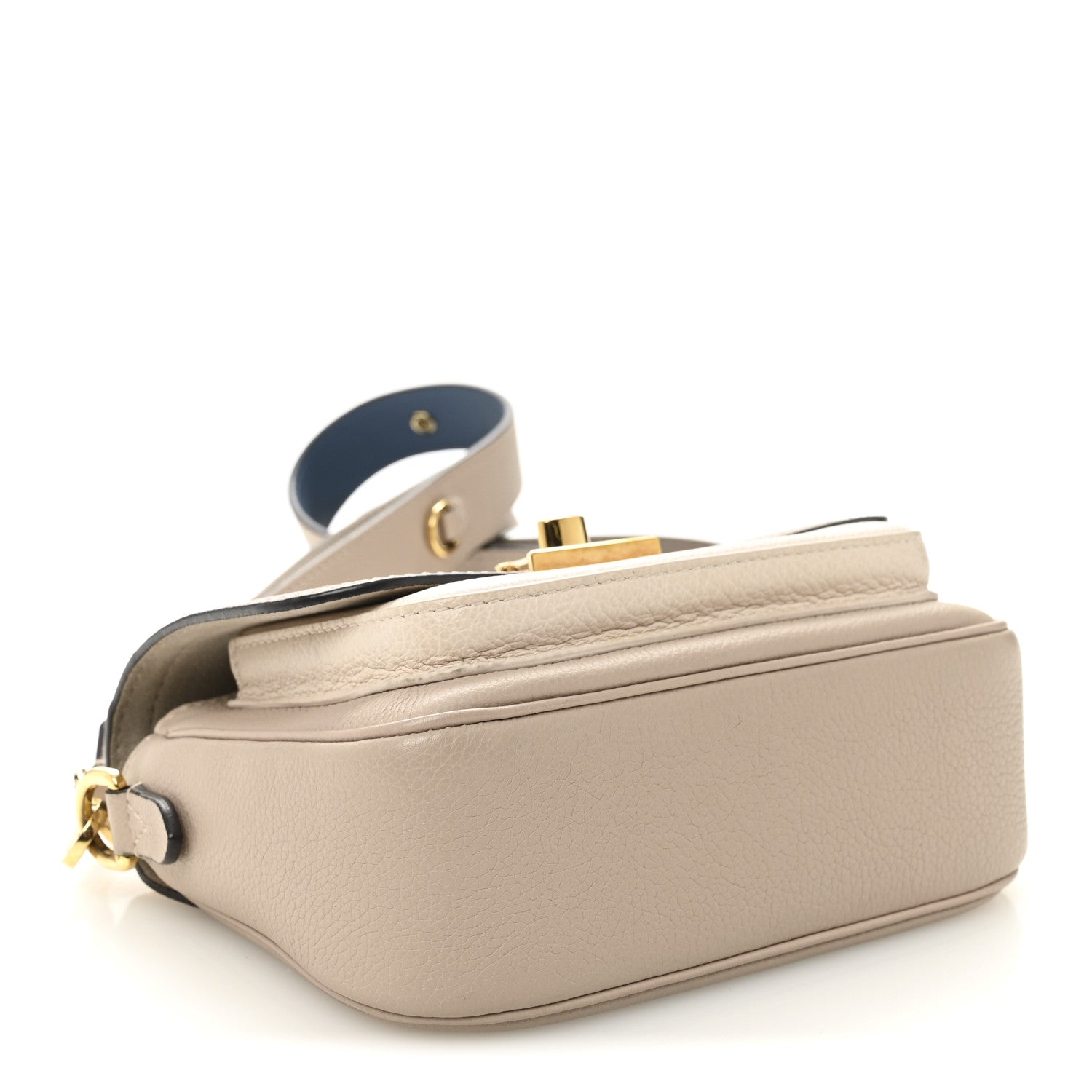 Louis Vuitton Grained Calfskin Lockme Tender Greige