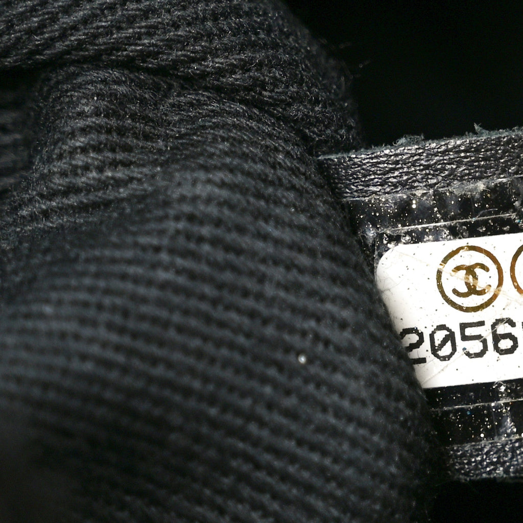 Chanel Calfskin Perforated Up In The Air Tote Black