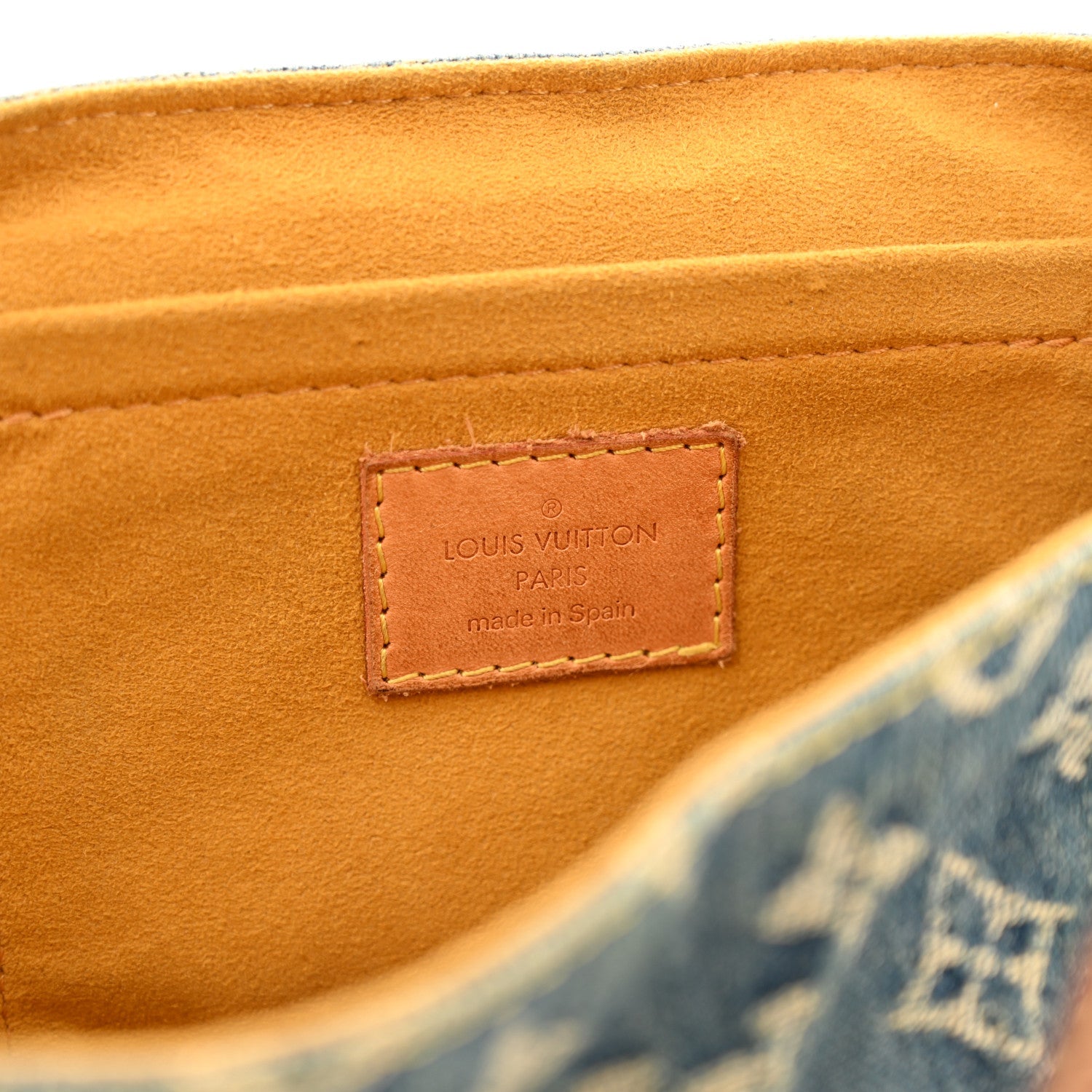 Louis Vuitton Monogram Denim Mini Pleaty Blue