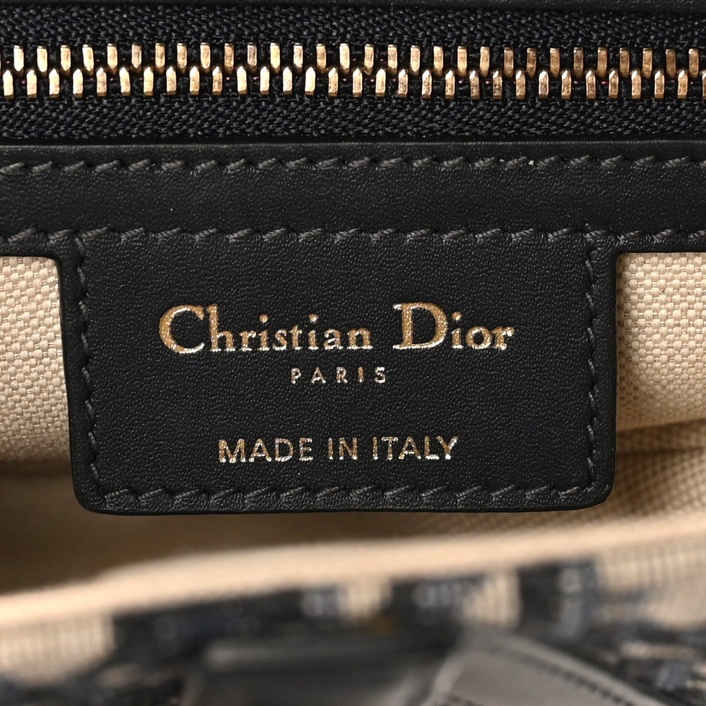 Christian Dior Oblique Saddle Bag Blue