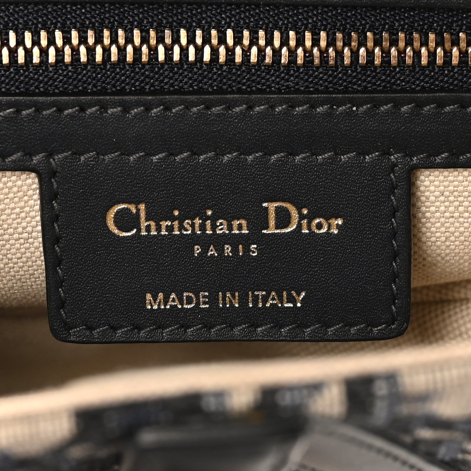 Christian Dior Oblique Saddle Bag Blue