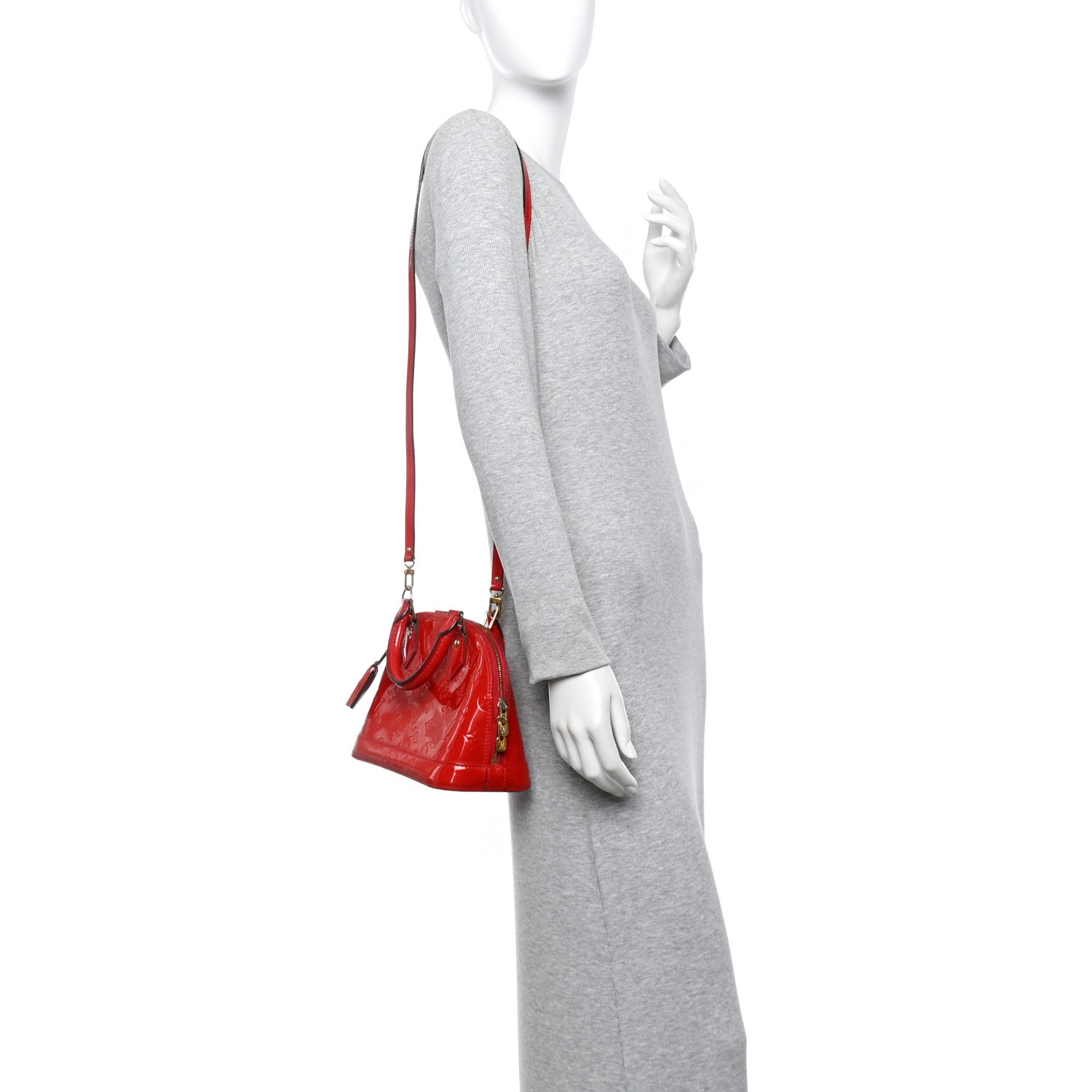 Louis Vuitton Vernis Alma BB Cherry