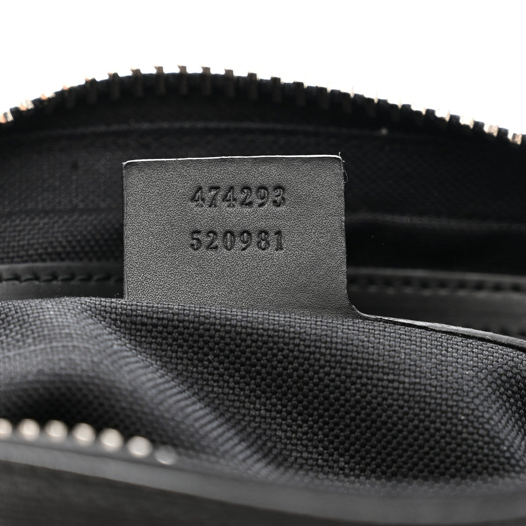 Gucci Soft GG Supreme Monogram Web Belt Bag Black Grey