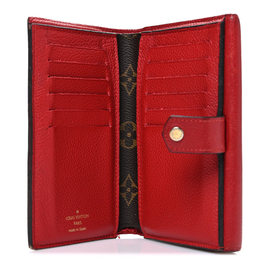 Louis Vuitton Monogram Pallas Compact Wallet Cherry