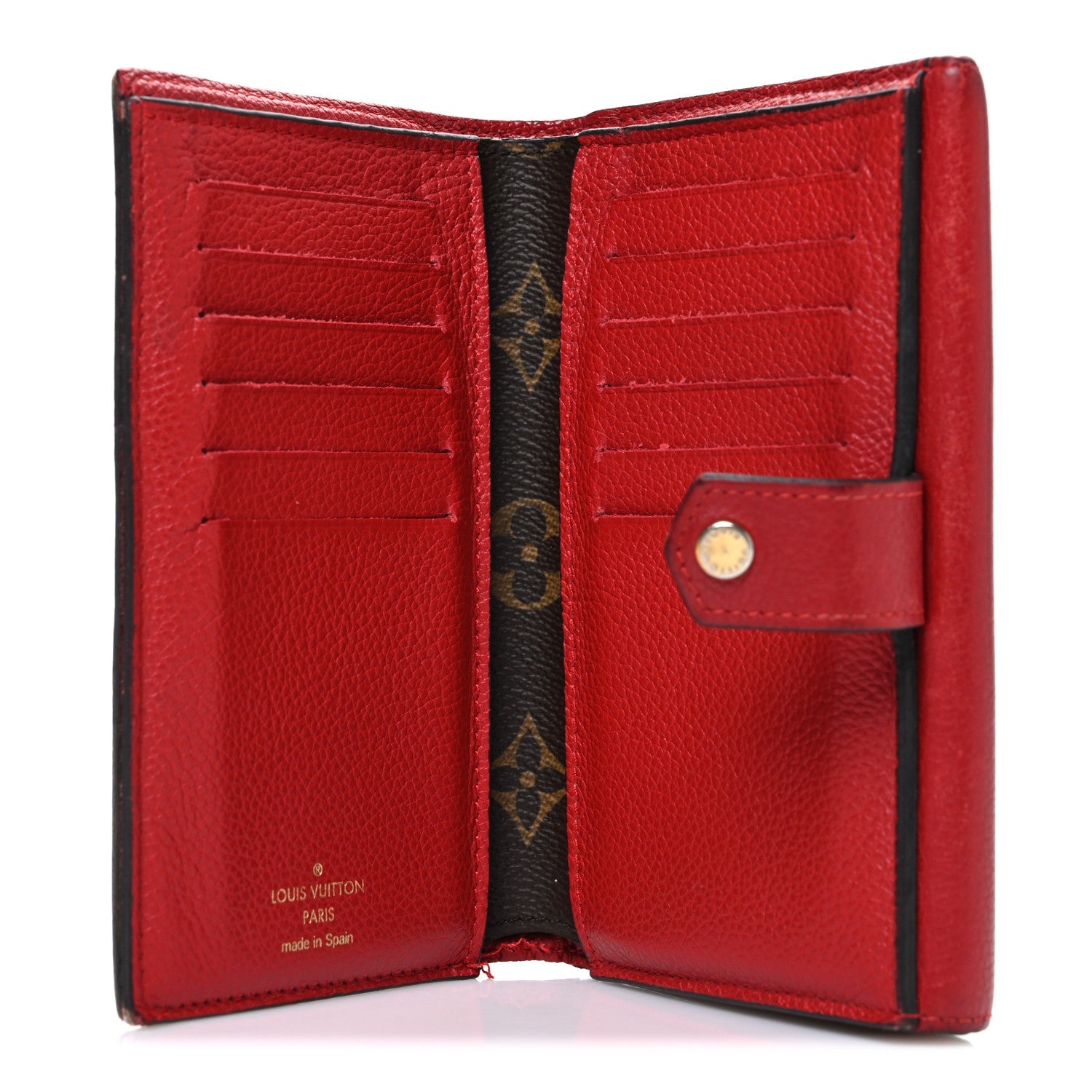 Louis Vuitton Monogram Pallas Compact Wallet Cherry