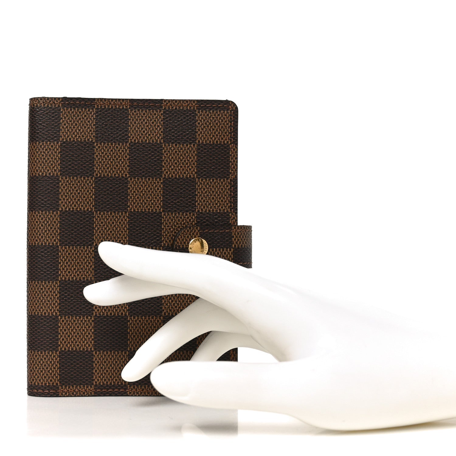 Louis Vuitton Damier Ebene Small Ring Agenda Cover