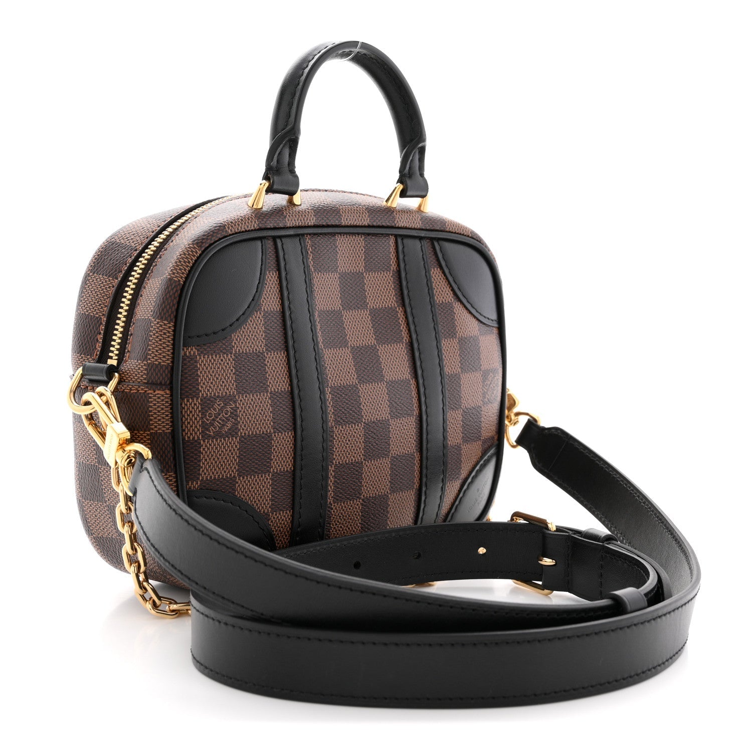 Louis Vuitton Damier Ebene Valisette Souple BB Black