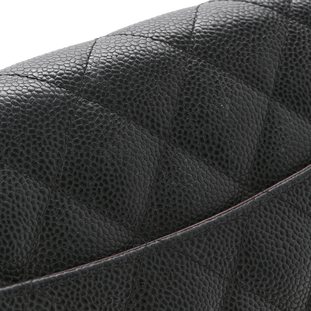 Chanel Caviar Quilted Jumbo Double Flap Black