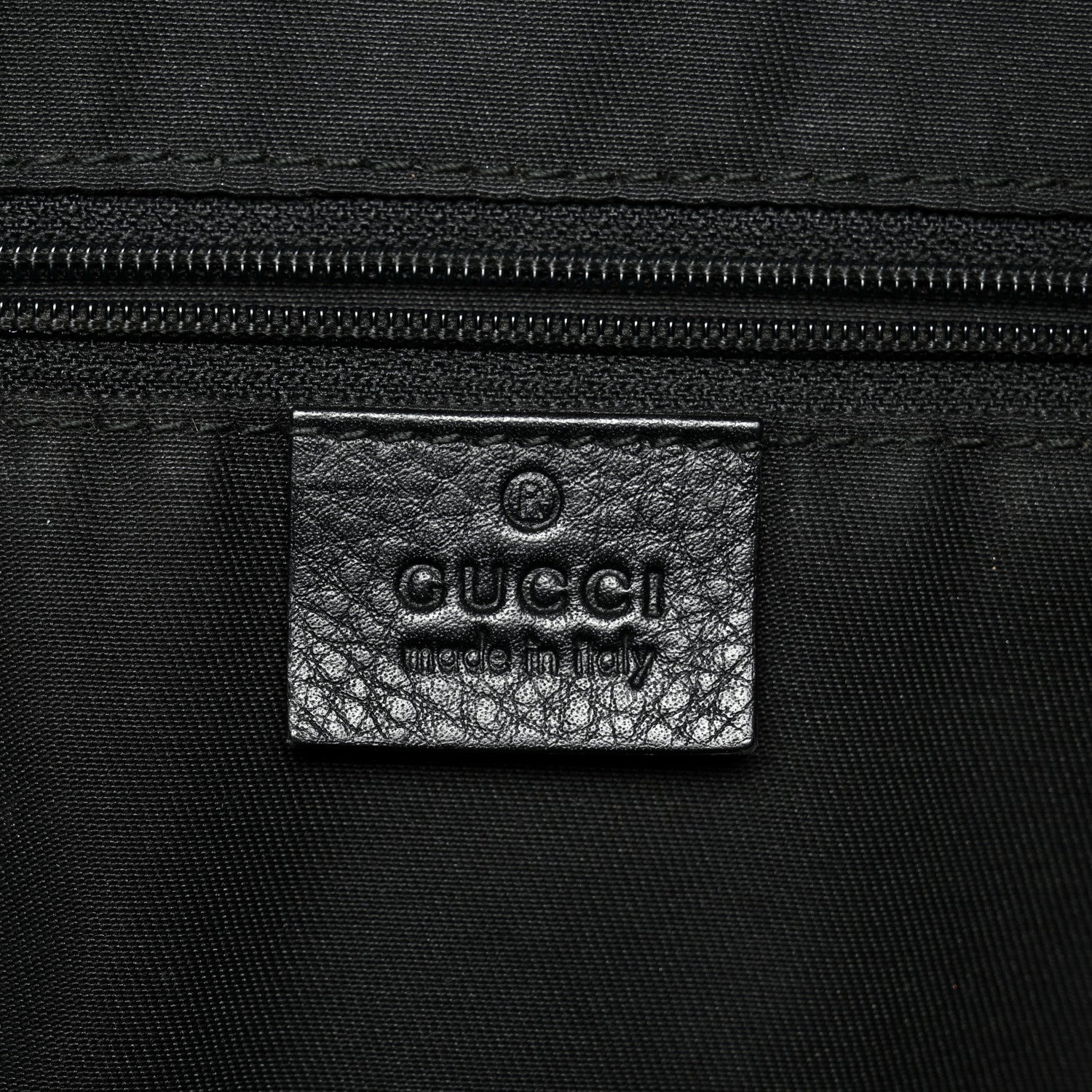 Gucci Monogram Large New Ladies Web Hobo Black
