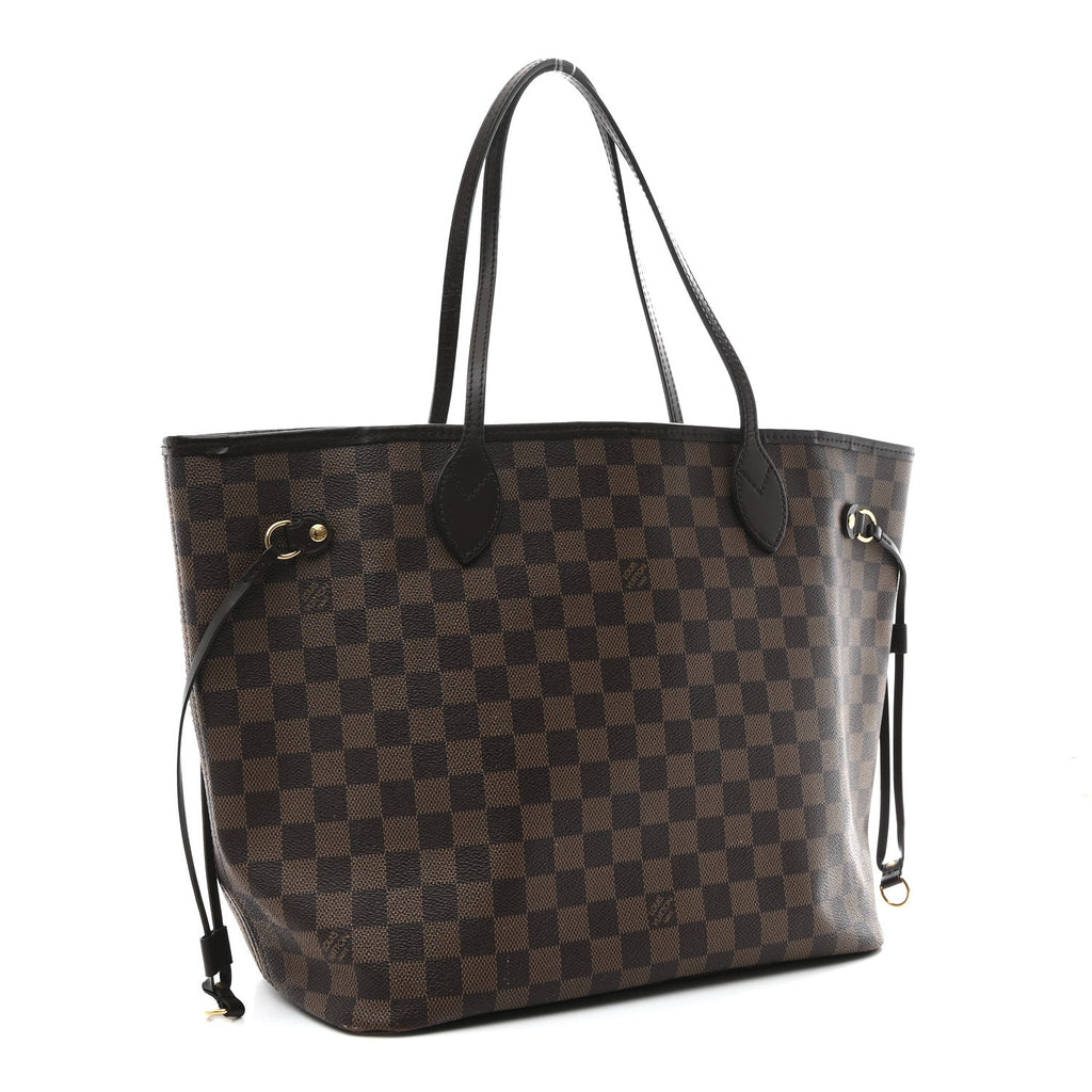 Louis Vuitton Damier Ebene Neo Neverfull MM Rose Ballerine