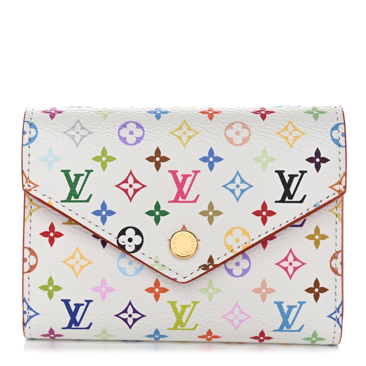 Louis Vuitton LV x TM Monogram Multicolor Victorine Wallet White