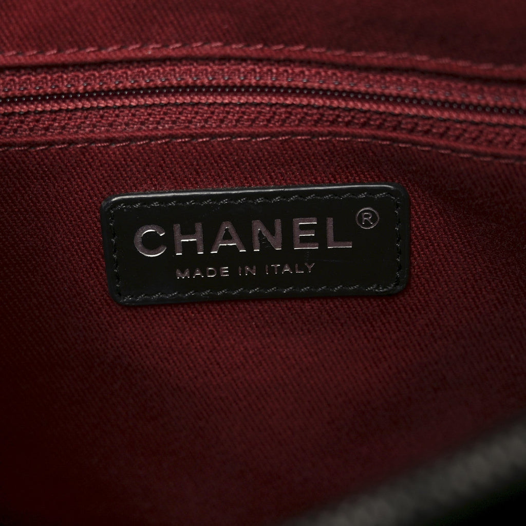 Chanel Calfskin Quilted Small Coco Soft Tote Black
