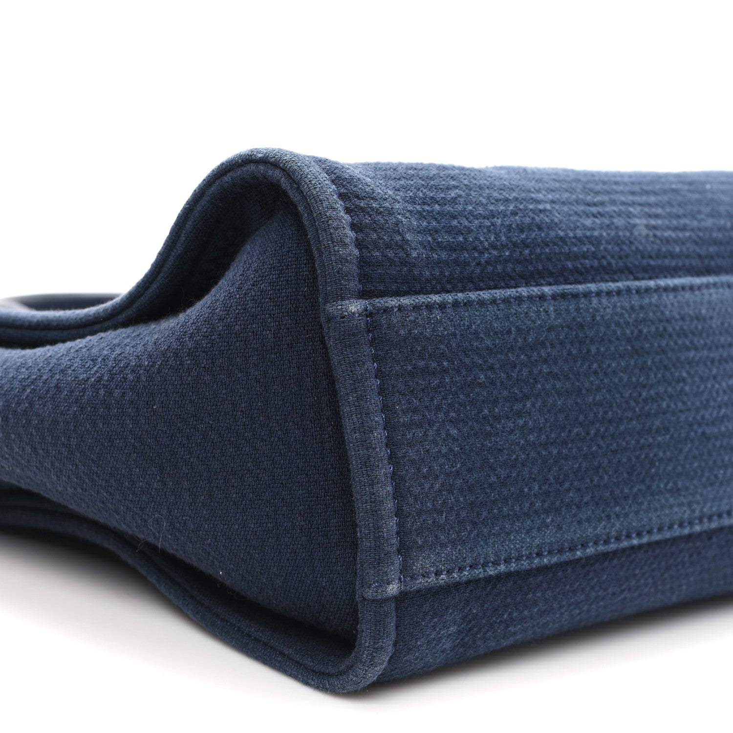Chanel Mixed Fibers Small Deauville Tote Navy