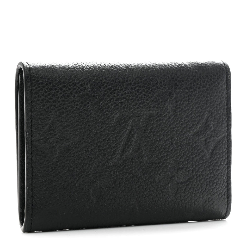 Louis Vuitton Empreinte Business Card Holder Black