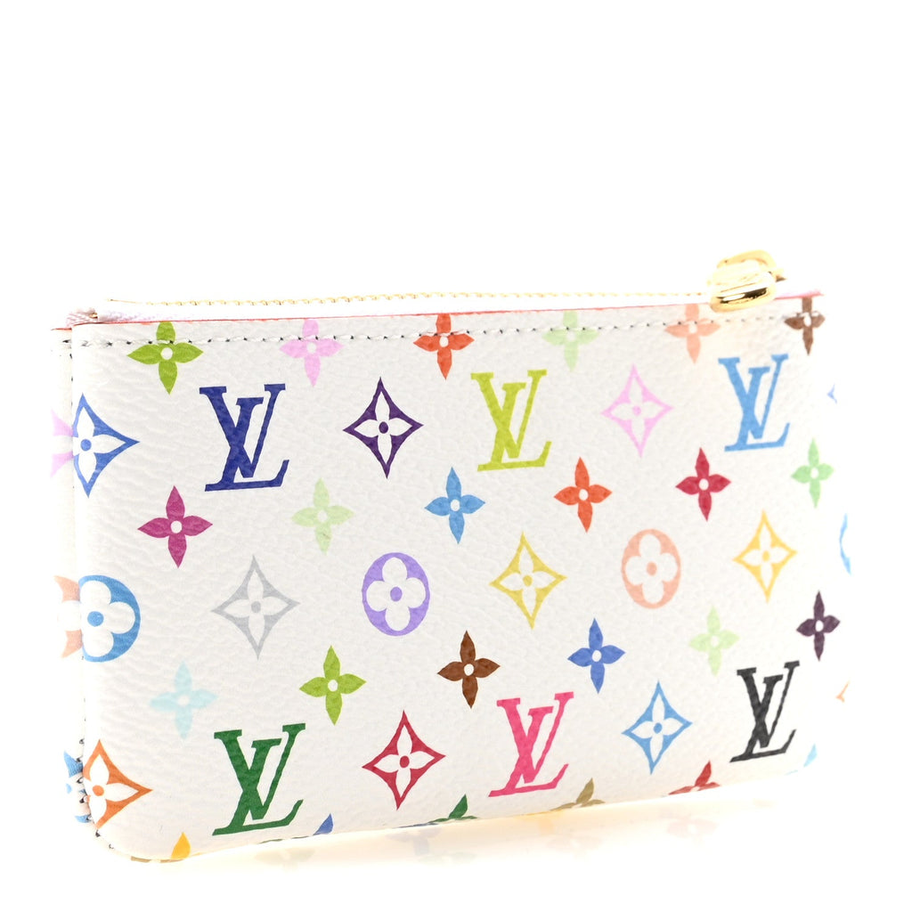 Louis Vuitton LV X TM Monogram Multicolor Key Pouch White
