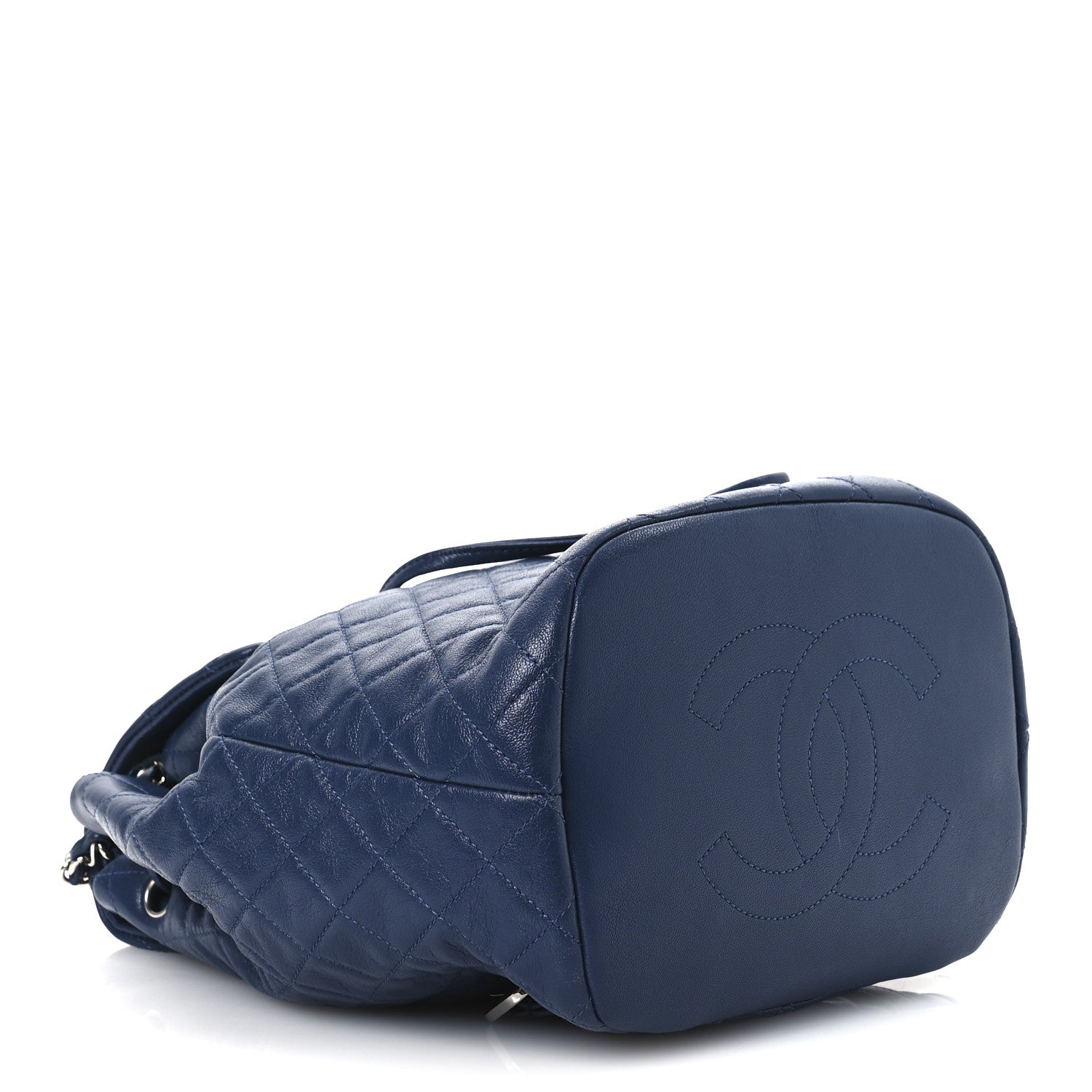 Chanel Calfskin Quilted Small Urban Spirit Backpack Blue