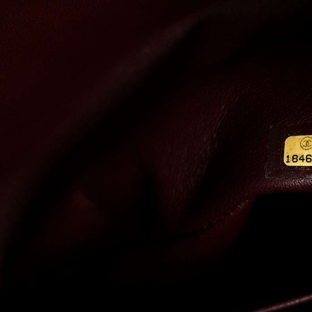 Chanel Lambskin Quilted Jumbo Double Flap Black