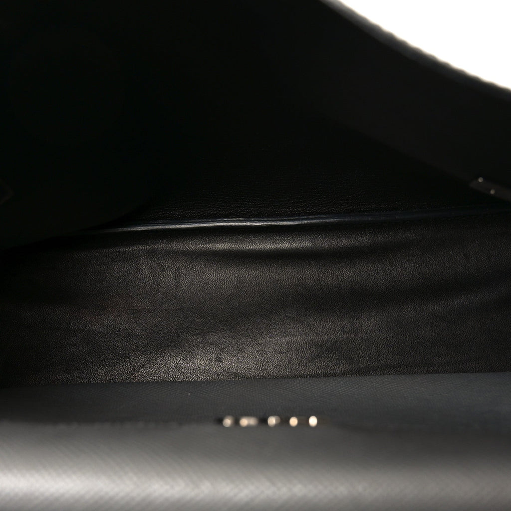 Prada Saffiano Cuir Convertible Top Handle Tote Marmo