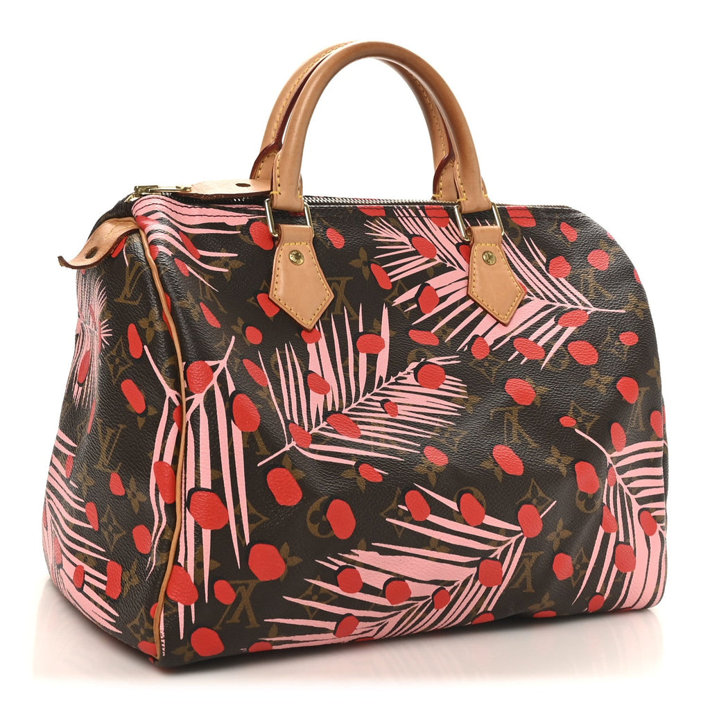 Louis Vuitton Monogram Jungle Dots Speedy 30 Sugar Pink Poppy