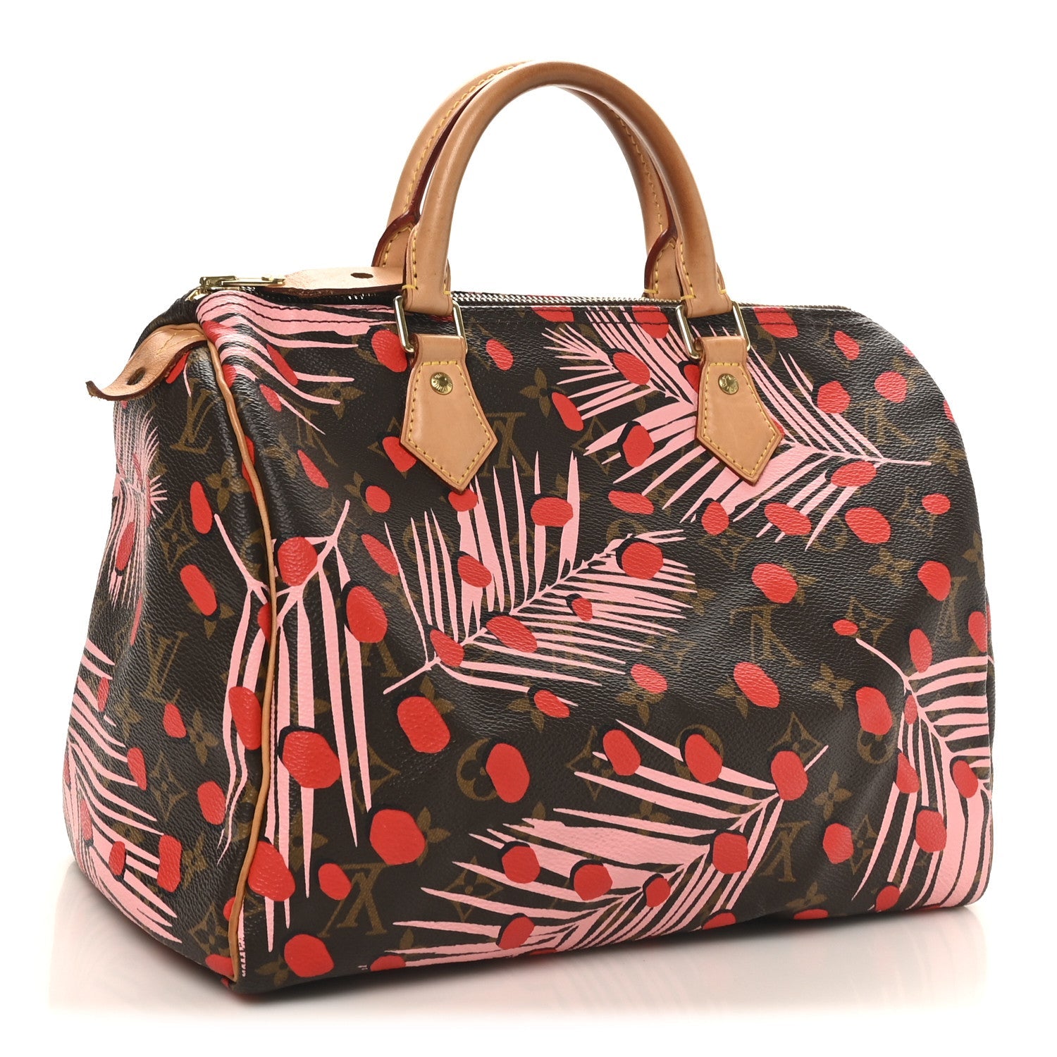 Louis Vuitton Monogram Jungle Dots Speedy 30 Sugar Pink Poppy