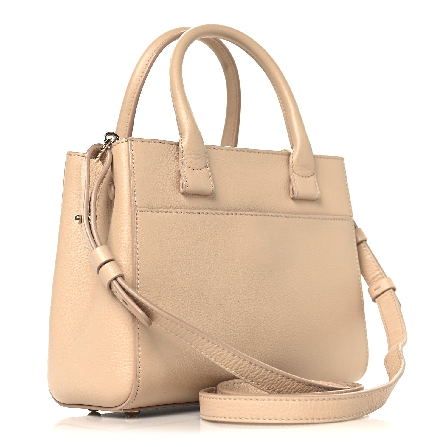 Chanel Grained Calfskin Mini Neo Executive Shopper Tote Light Beige