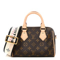 Louis Vuitton Monogram Speedy Bandouliere 20 Black