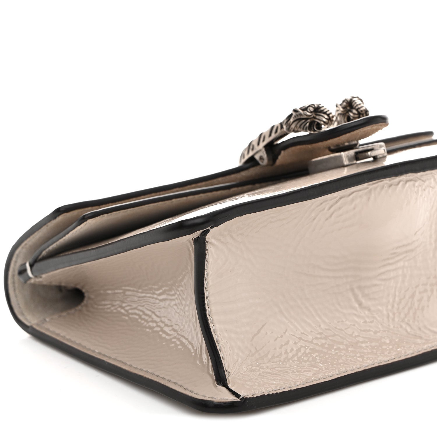 Gucci Crinkled Patent Mini Dionysus Shoulder Bag Sphinx