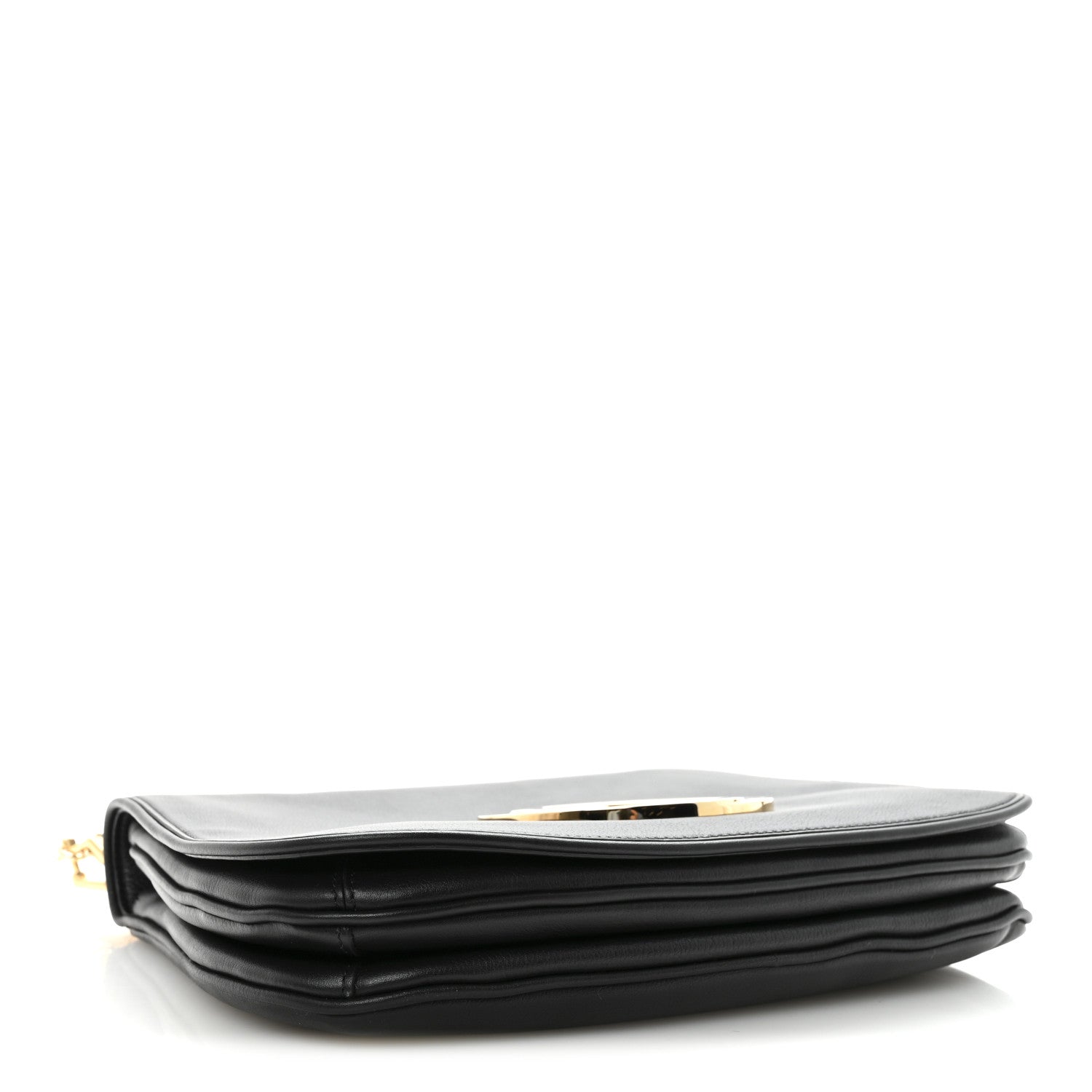 Gucci Roxy Calfskin Web Medium Studded Blondie Shoulder Flap Bag Black
