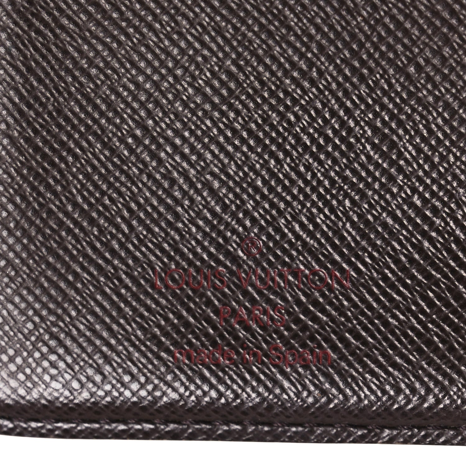 Louis Vuitton Damier Ebene French Purse Wallet