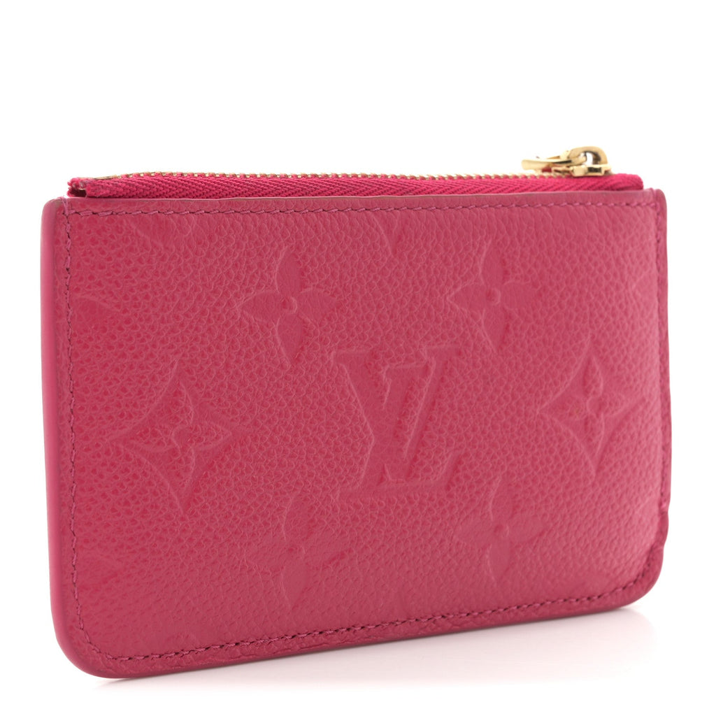 Louis Vuitton Empreinte Monogram Zipped Romy Card Holder Grenade