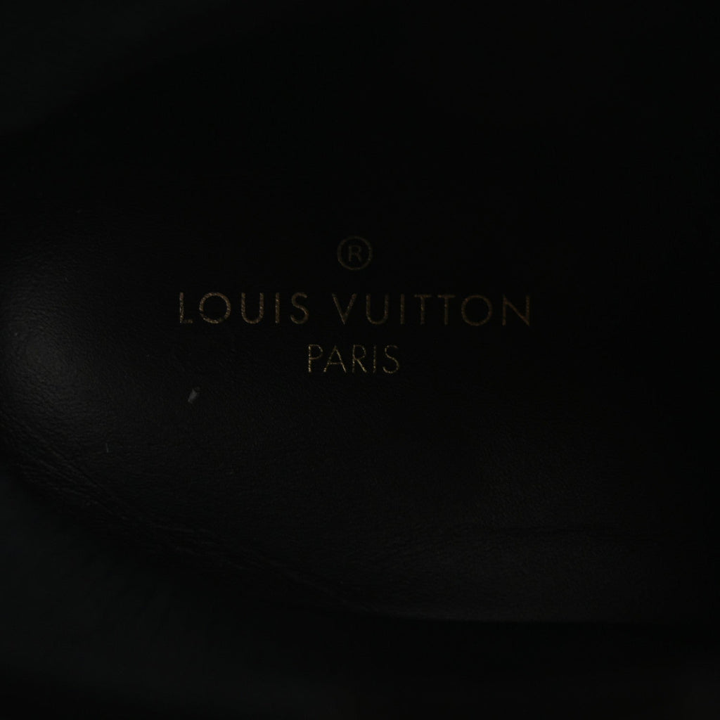 Louis Vuitton Calfskin LV Tattoo Sneaker Boots 8 Black