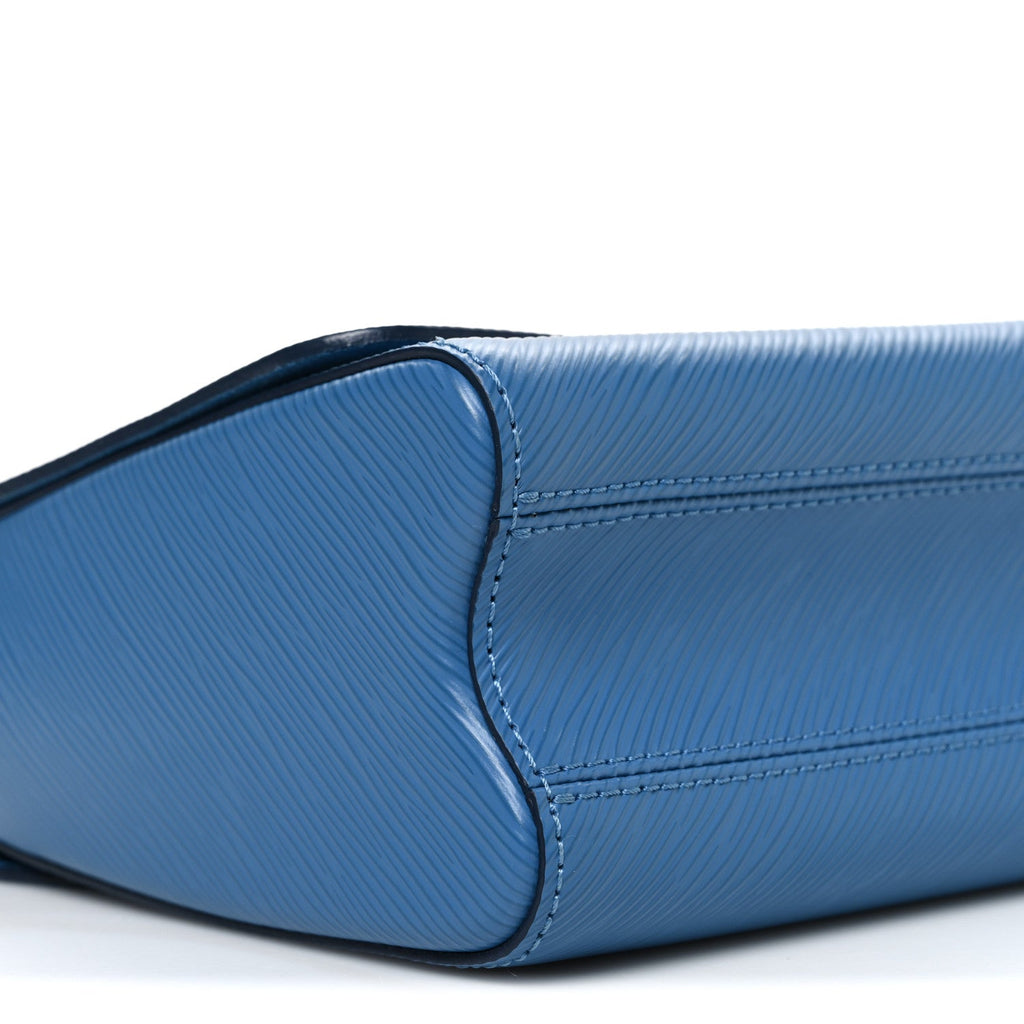 Louis Vuitton Epi Twist Shoulder Bag MM Blue Jean