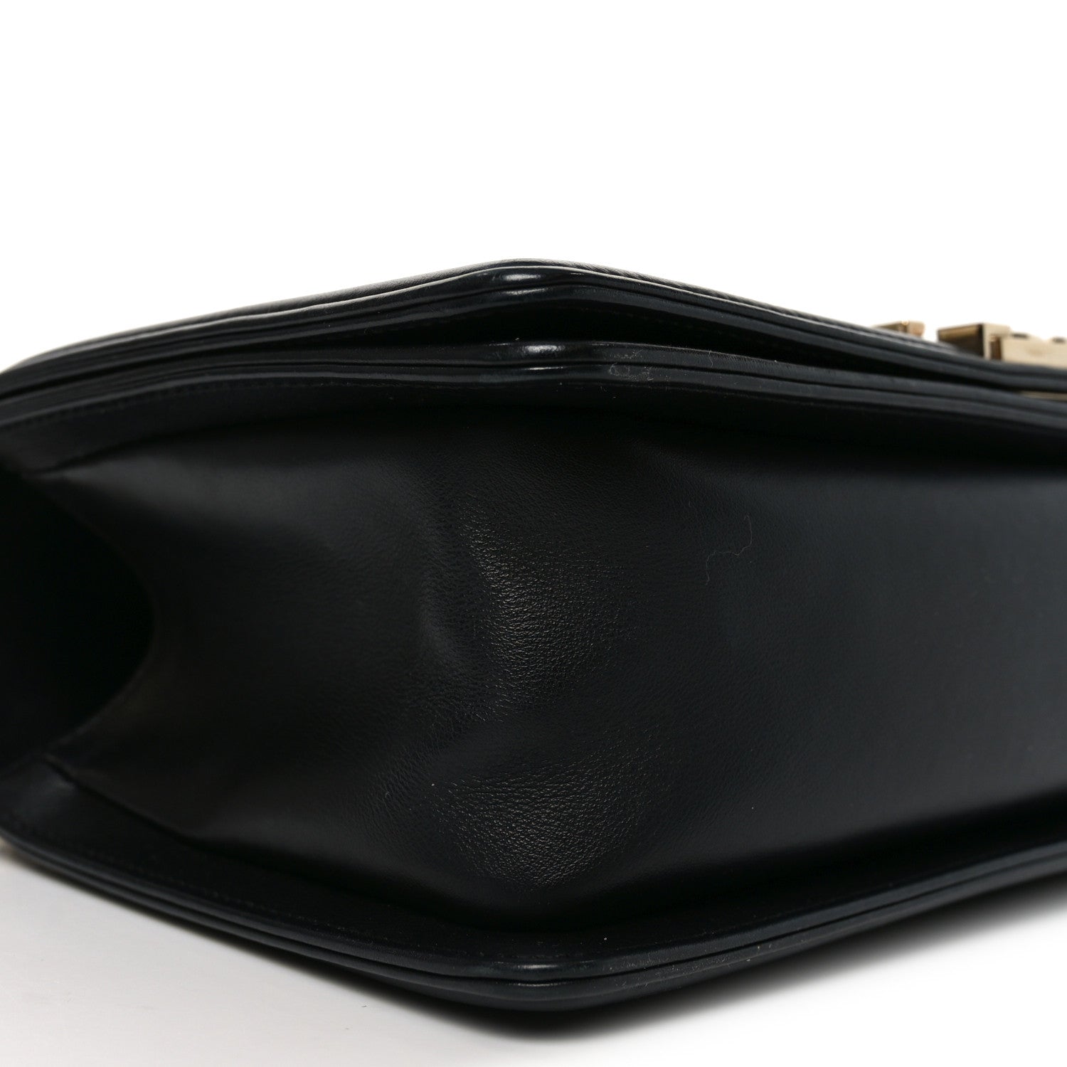Chanel Lambskin Quilted Medium Boy Flap Black