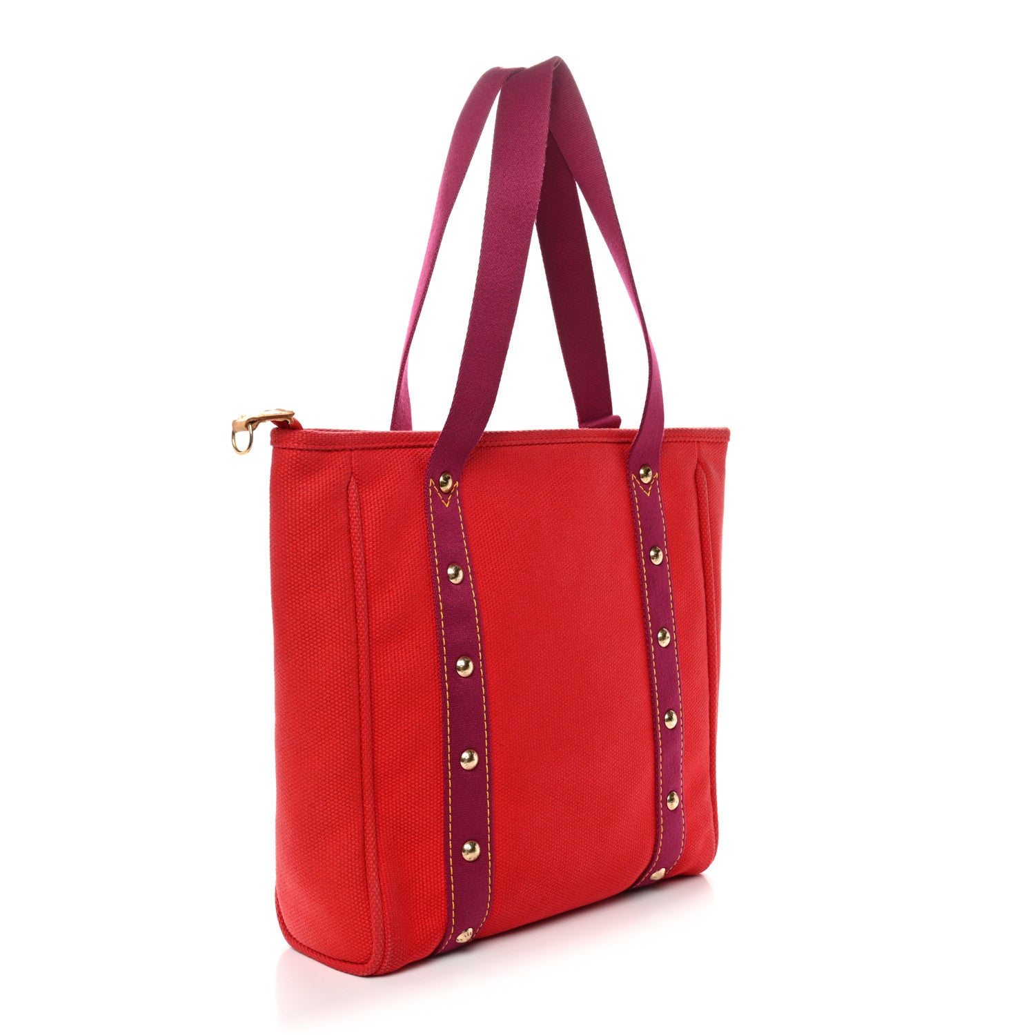 Louis Vuitton Toile Antigua Cabas MM Red Pink