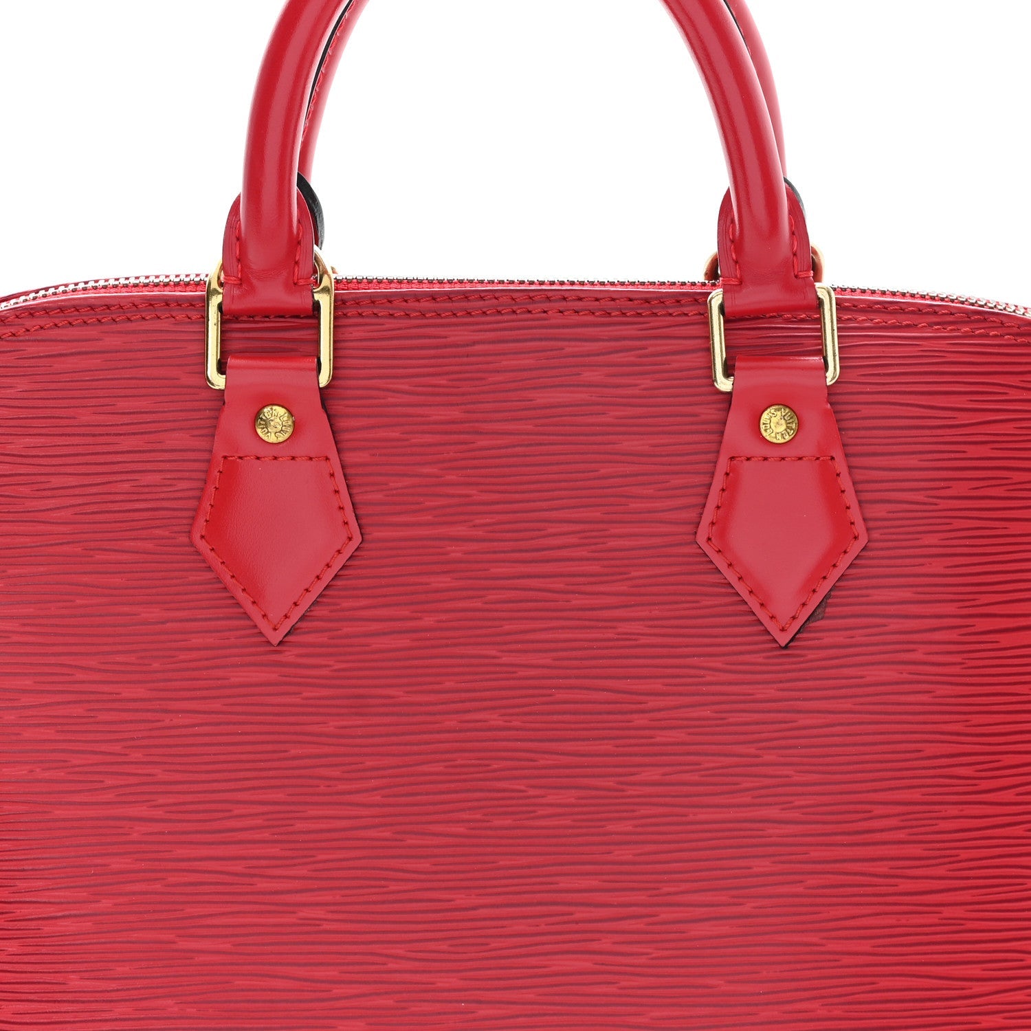 Louis Vuitton Epi Alma PM Castillan Red