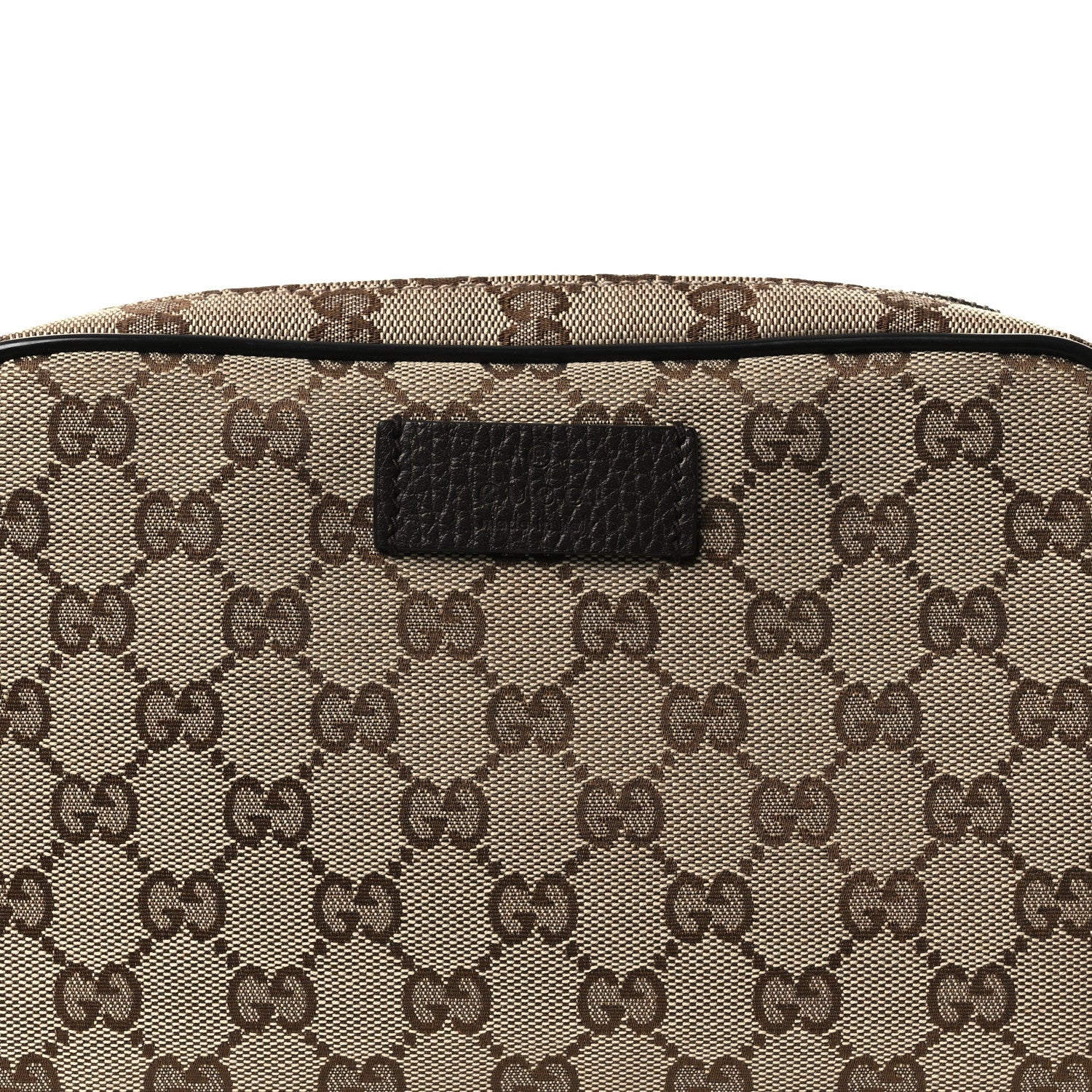 Gucci Monogram Belt Bag Dark Brown