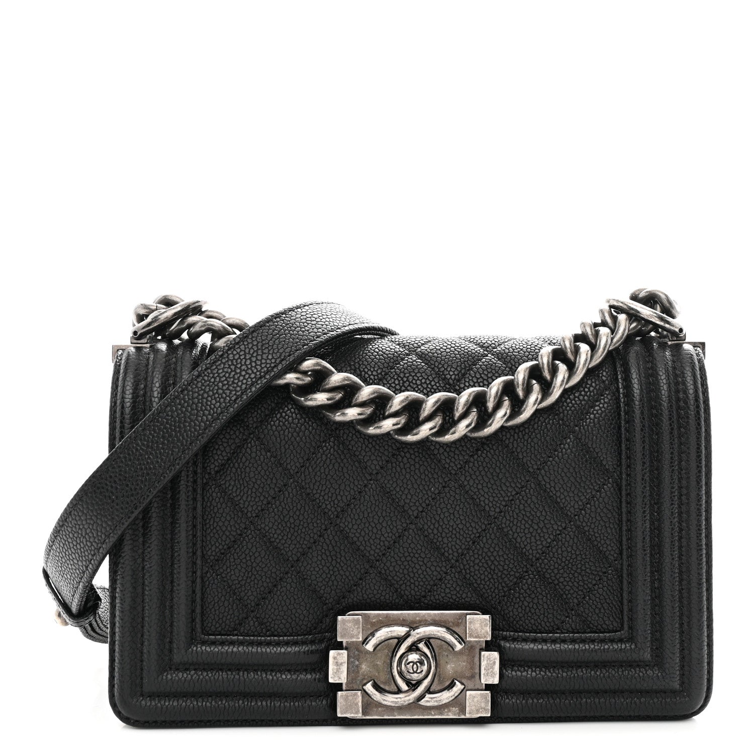 Chanel Caviar Quilted Small Boy Flap Black