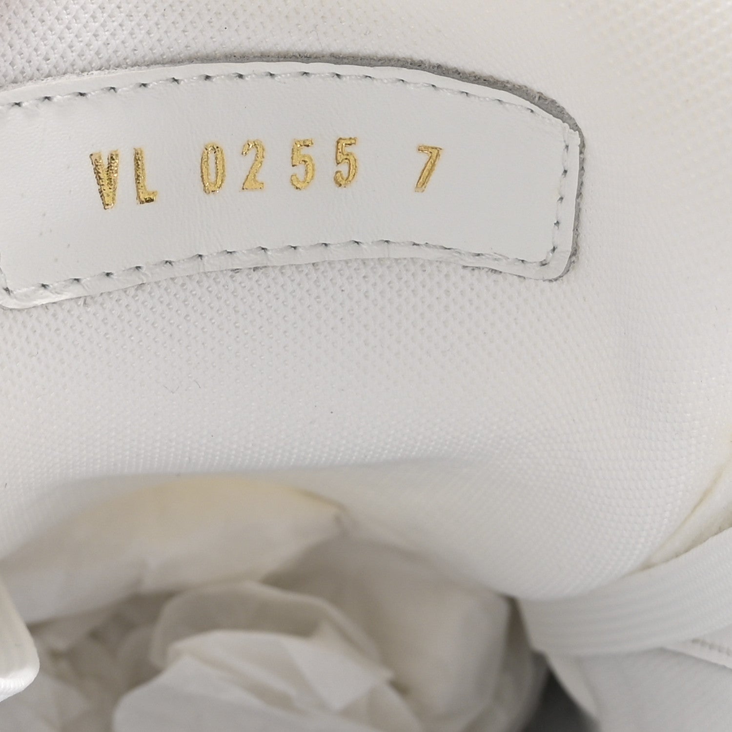 Louis Vuitton Calfskin Monogram Mens LV Trainer Sneakers 7 White
