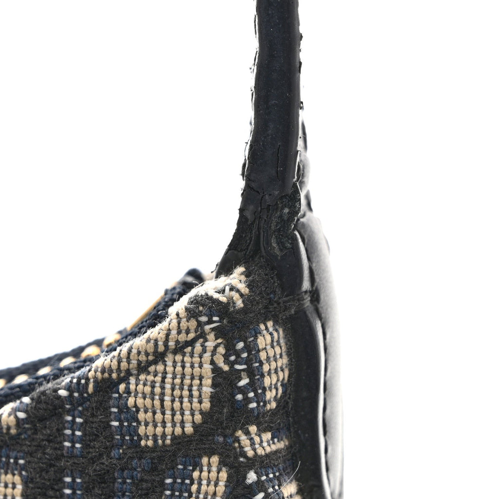 Christian Dior Oblique CD Lounge Bag Blue